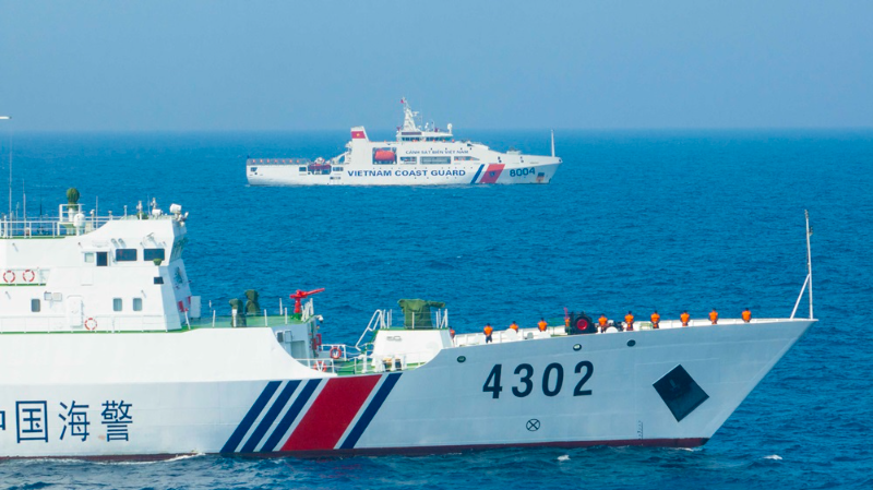 中越海警2025年第一次北部湾联合巡逻圆满结束