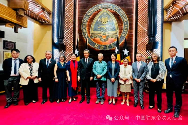 中国全国政协副主席、香港共享基金会主席梁振英访问东帝汶 会见东帝汶总统