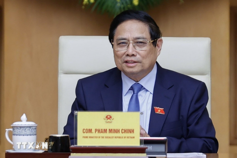 越南总理范明政会见中国驻越南大使何炜