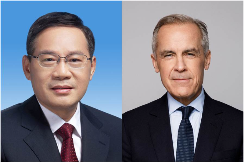 中国总理李强同加拿大总理卡尼通电话 加方愿重启加中关系