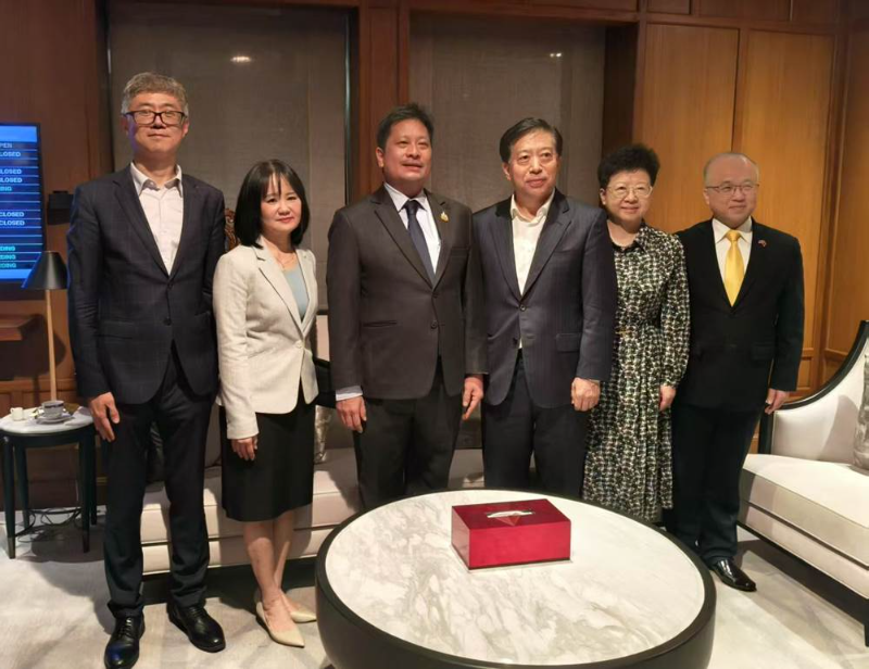 中国驻泰国大使韩志强离任回国