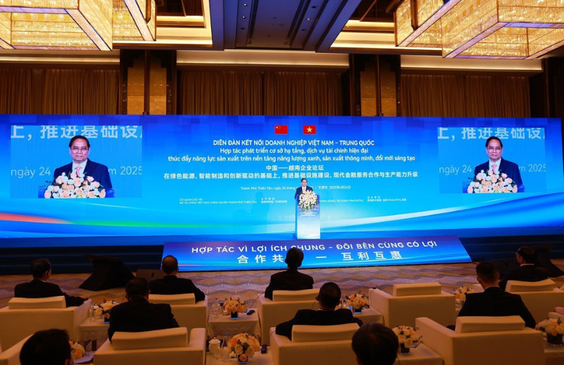 中国—越南企业论坛在天津举行 越南总理出席讲话