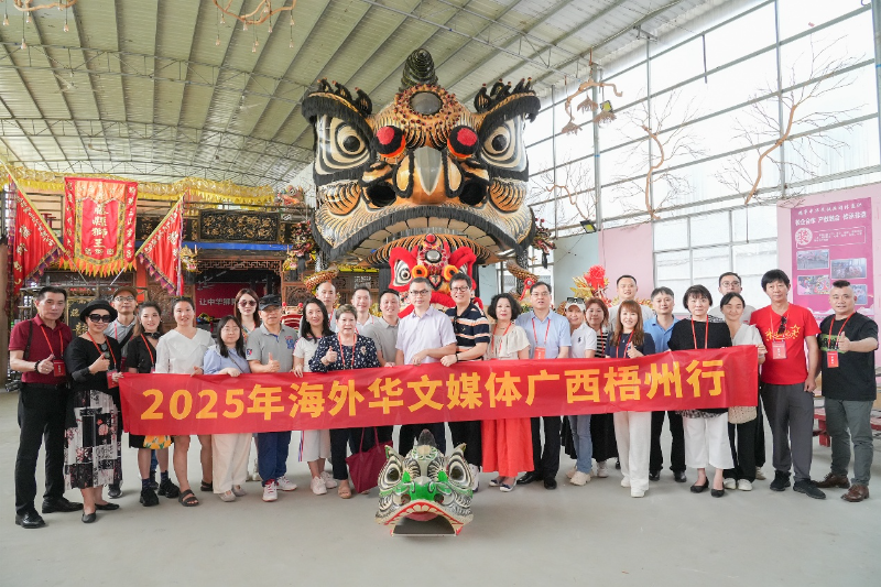 广西藤县狮舞何以舞动世界？ 海外华文媒体探秘“东方狮王”炼成记