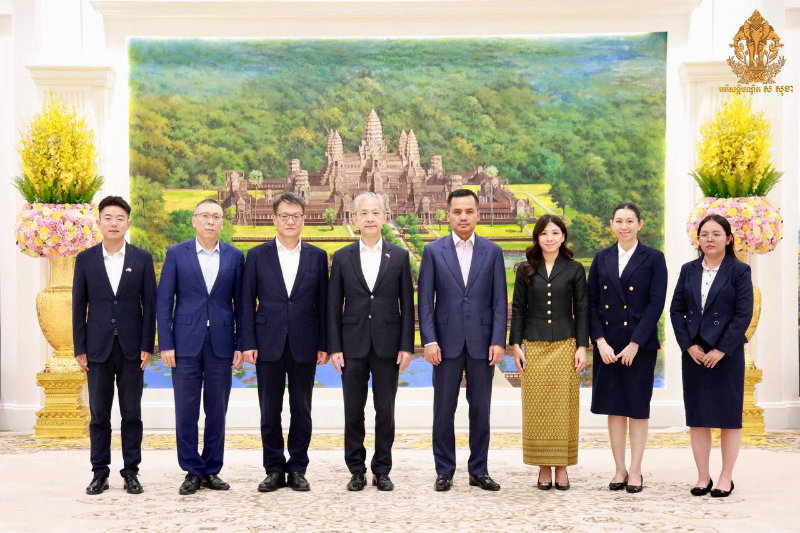 柬埔寨副首相韶索卡会见中国驻柬大使汪文斌 共商合作打击电信诈骗