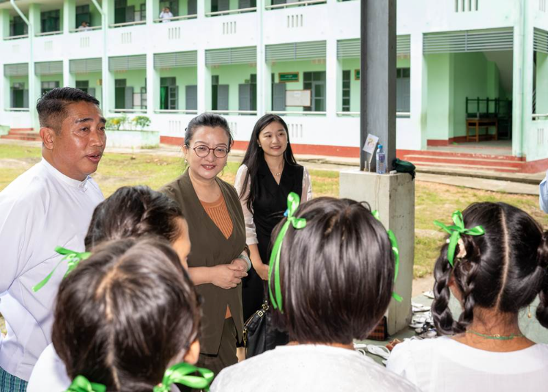 中缅友谊学校助学捐赠仪式在缅甸内比都举行