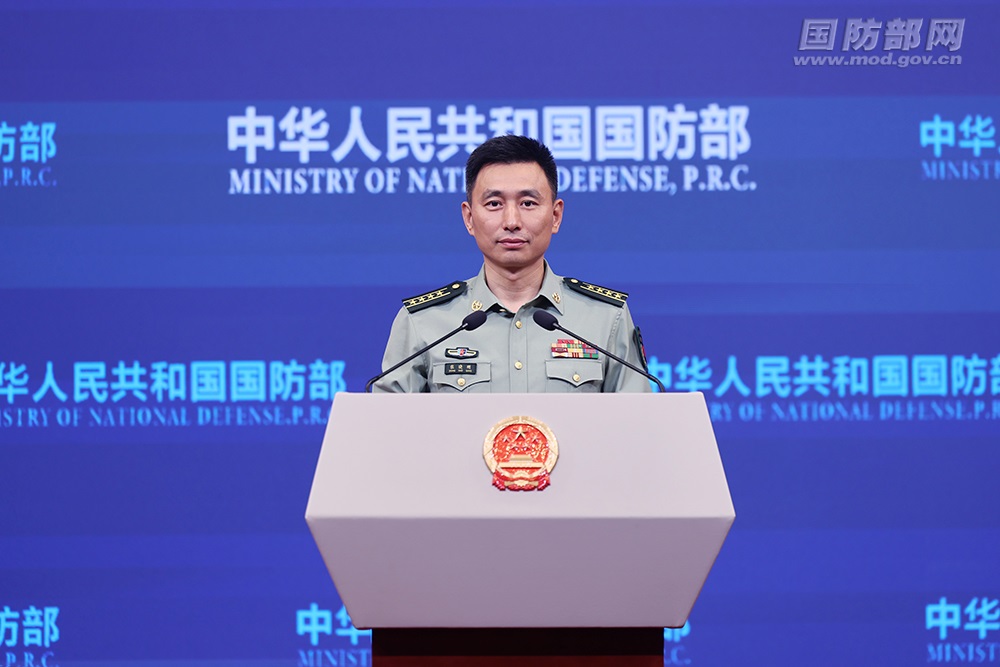 中国国防部：台湾同胞的安全福祉在于国家统一 希望增强做堂堂正正中国人的民族自信