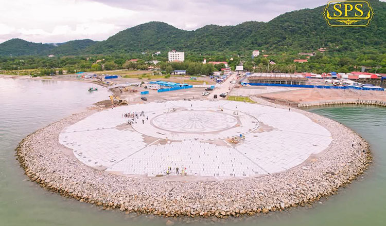 The Governor of Kep Province,Cambodia Announces Completion of Techo Santepheap Beach, Ready for Royal Water Festival