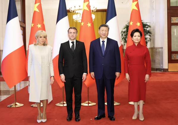中国和法国发表《关于乌克兰局势和巴勒斯坦局势的联合声明》