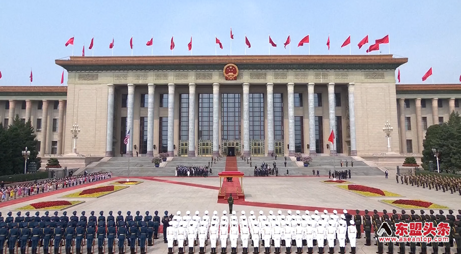 【视频】中国国家主席习近平举行仪式欢迎美国总统特朗普访华