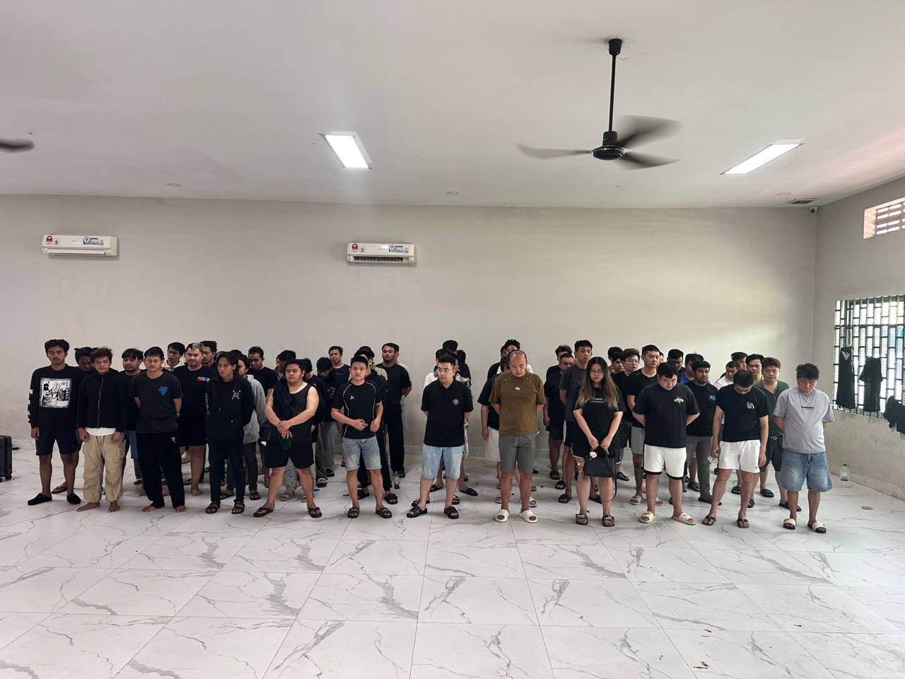 柬埔寨金边警方再次捣毁大型电诈窝点 61名外籍人员被捕 42人无护照