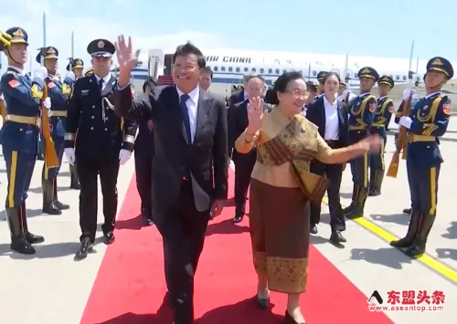 Lao president arrives in Beijing, continuing his state visit to China