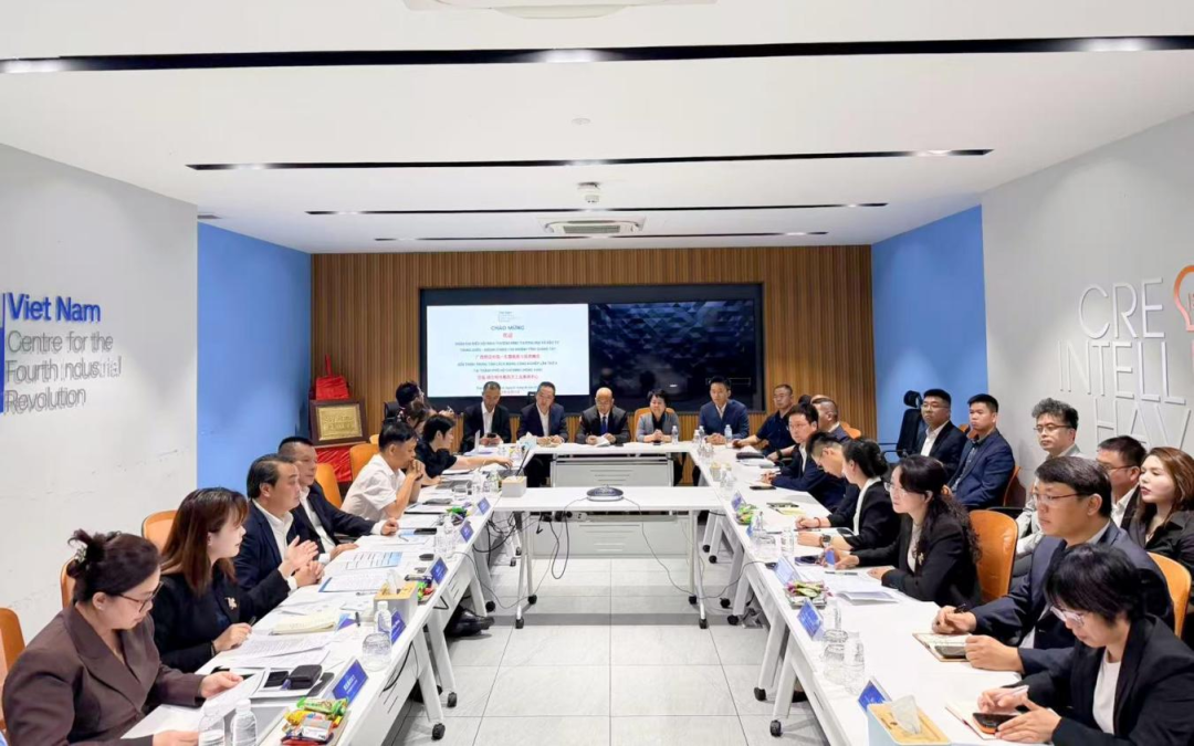 中国—东盟商务与投资峰会秘书处秘书长、广西贸促会会长杨雁雁率经贸代表团赴越南访问