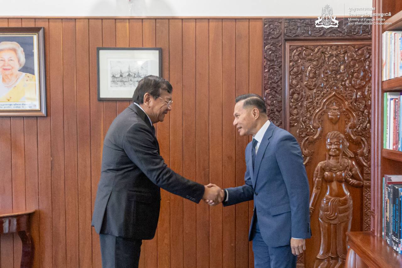 柬埔寨副首相兼外交大臣会见马来西亚大使 双方将携手筹备建交70周年活动