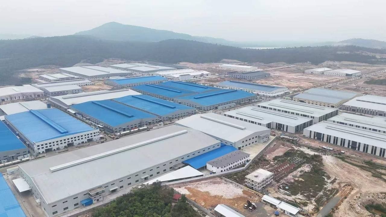 柬埔寨发展理事会赴国公省考察浙江经济特区开发建设情况