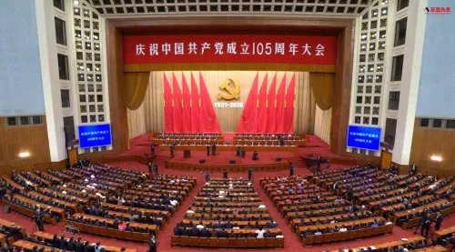 习近平在庆祝中共成立105周年大会上讲话：坚决打击“台独”分裂势力 推进祖国统一