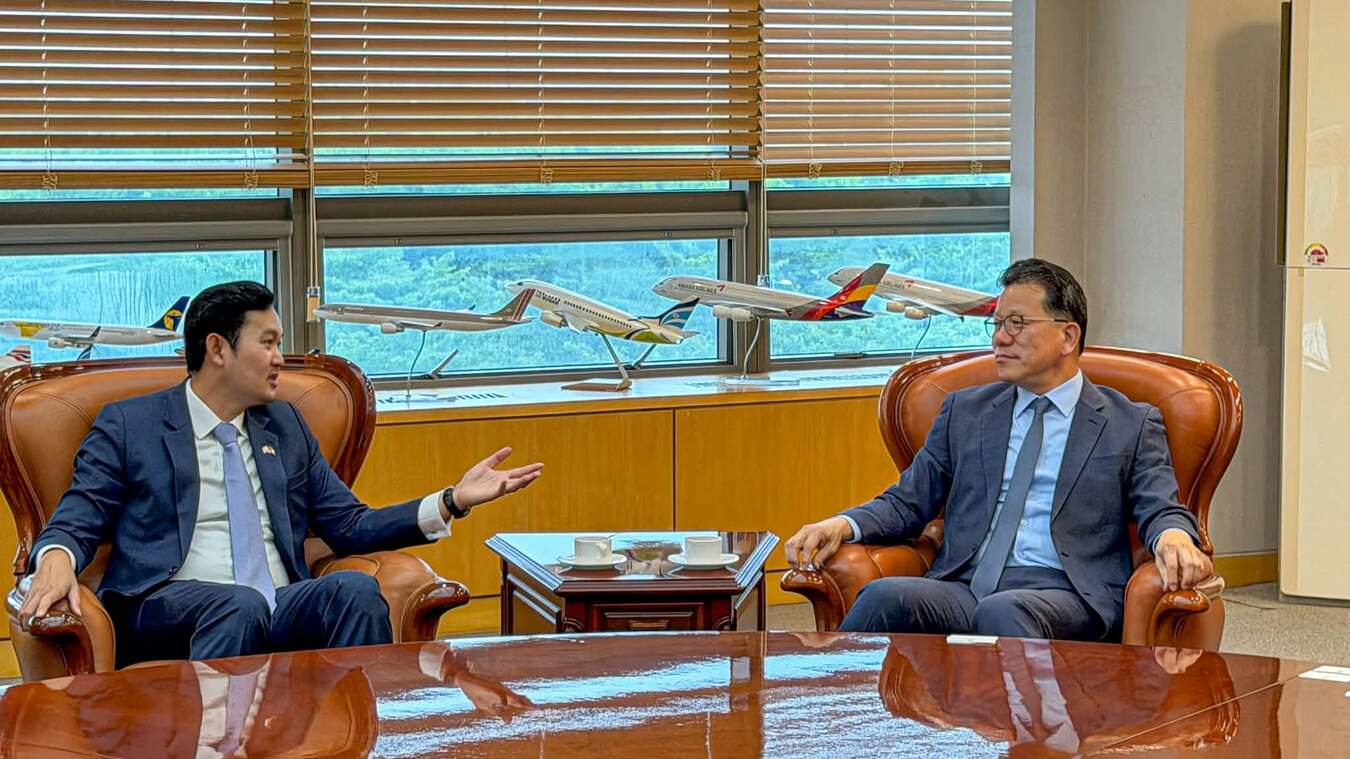 柬埔寨驻韩国大使会见韩亚航空首席执行官 推动开通首尔直飞暹粒航线