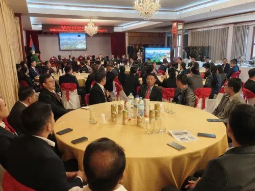 中国驻琅勃拉邦总领馆举办庆祝中国共产党成立105周年招待会