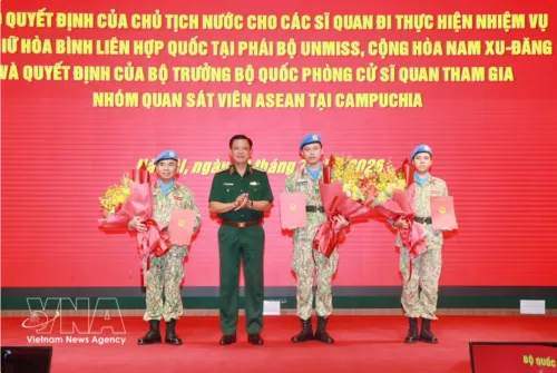 越南军官首次出任联合国维和特派团高级指挥官