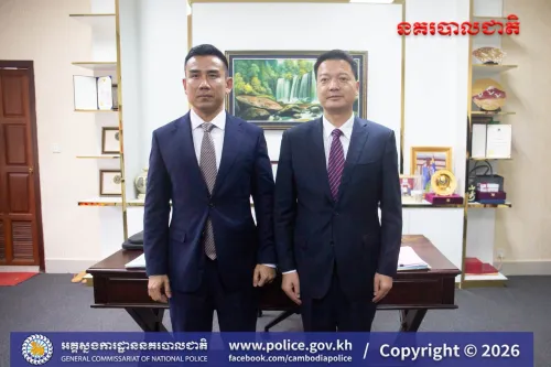 柬埔寨国家警察总署副总监会见中国云南省公安厅副厅长 讨论打击跨国犯罪合作
