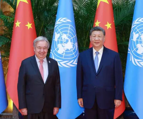 中国国家主席习近平会见联合国秘书长古特雷斯  需重振联合国地位和作用