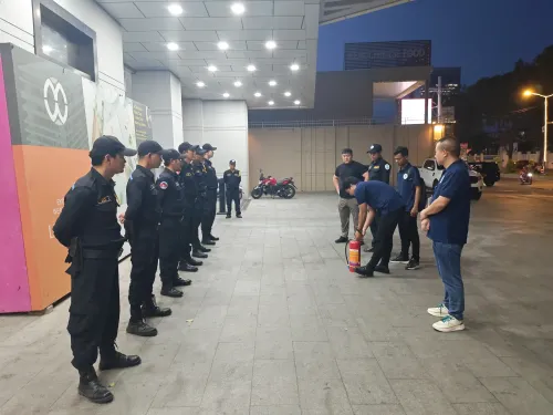 ZD Security组织项目安保人员开展消防安全专项培训