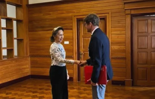 国际红十字委员会探视前缅甸国务资政昂山素季 2021年以来首次获确认私人会面