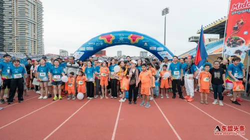 "Rise for Autism" Fun Run held in old national stadium, Cambodia