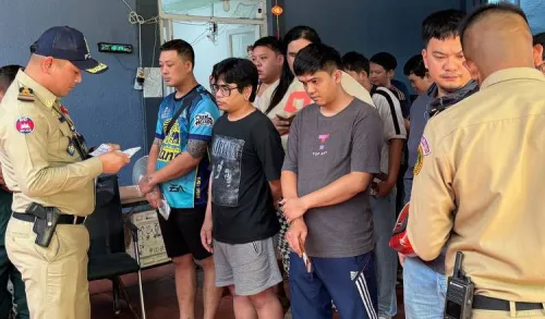 ​柬埔寨波贝打击网络诈骗 查处8处窝点 53人落网