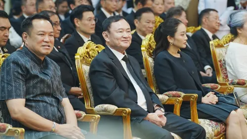 泰国总理阿努廷和三名前总理出席已故泰前内政部副部长克里昂·卡尔普蒂南追悼仪式