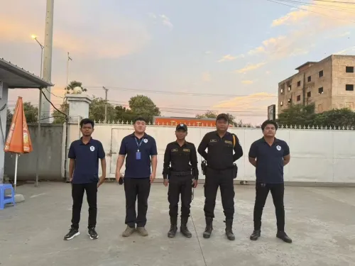 项目巡检提质增效｜ZD SECURITY走进马德望凤凰实业，开展安保培训与车辆核查专项工作