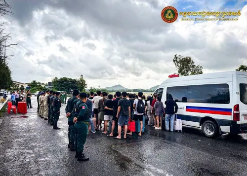 47名涉网络诈骗等违法犯罪越南籍人员被柬埔寨遣返出境