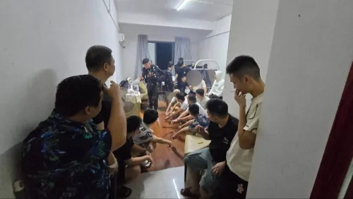 柬埔寨西哈努克省查获疑涉网络诈骗窝点 35名外籍人员被捕