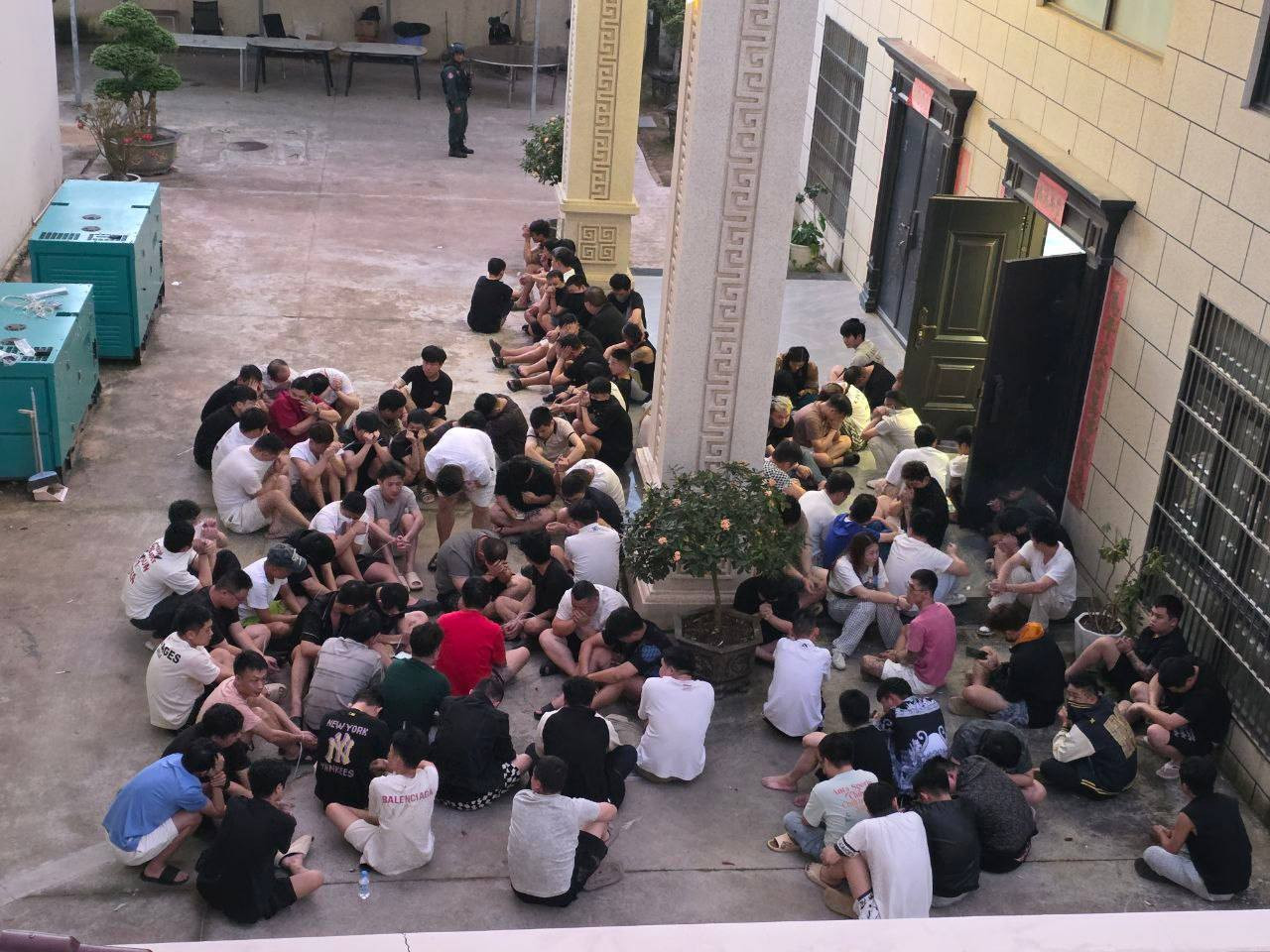 柬埔寨国公省115名涉电诈中国籍人员被羁押候审 4人涉嫌协助诈骗头目逃离被捕