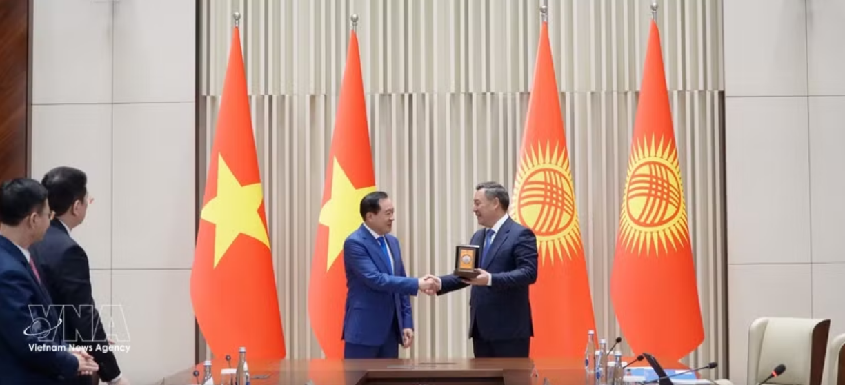 越南国家副主席武氏映春在比什凯克展开系列双边会晤