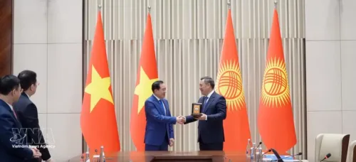 越南国家副主席武氏映春在比什凯克展开系列双边会晤