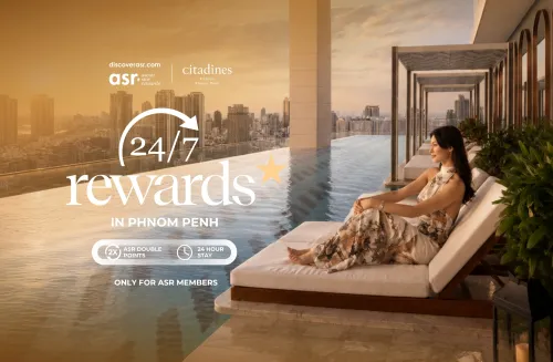 Stay Longer, Earn More with Double ASR Points at Citadines Flatiron Phnom Penh