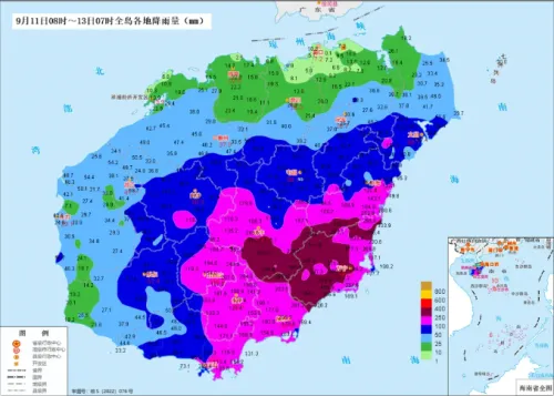 南海热带低压登陆越南 海南继续维持多项预警