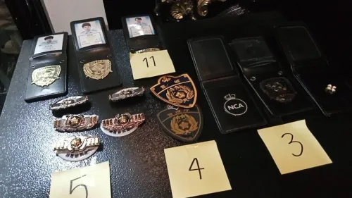 泰国曼谷一豪宅被查获电诈窝点 发现假冒日本警察制服和诈骗脚本