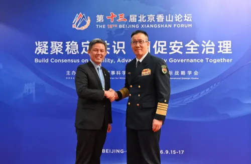 中国国防部长董军同泰国、柬埔寨、新加坡等国防长举行会谈