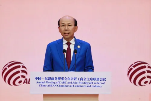 柬埔寨工商联合总会主席李坤泰出席中国一东盟商务理事会年会暨工商会主席联席会议