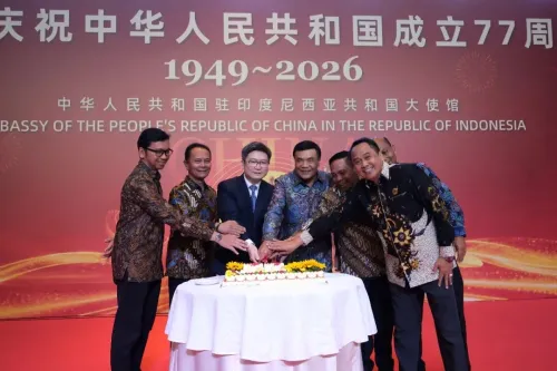 中国驻印尼使馆举办庆祝中华人民共和国成立77周年招待会