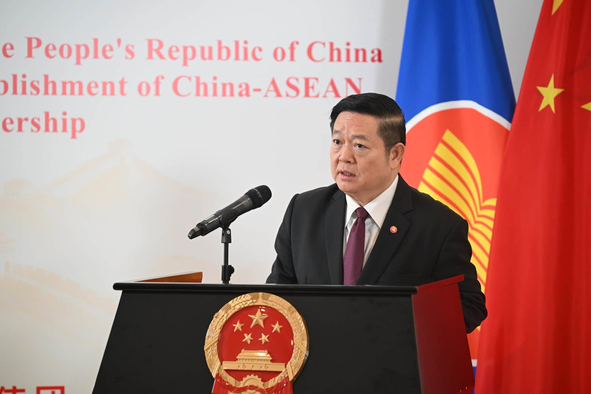 东盟秘书长高金洪出席中华人民共和国成立77周年招待会