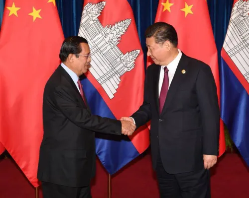 柬埔寨国家代元首洪森向中国国家主席习近平致贺信 庆祝中华人民共和国成立77周年