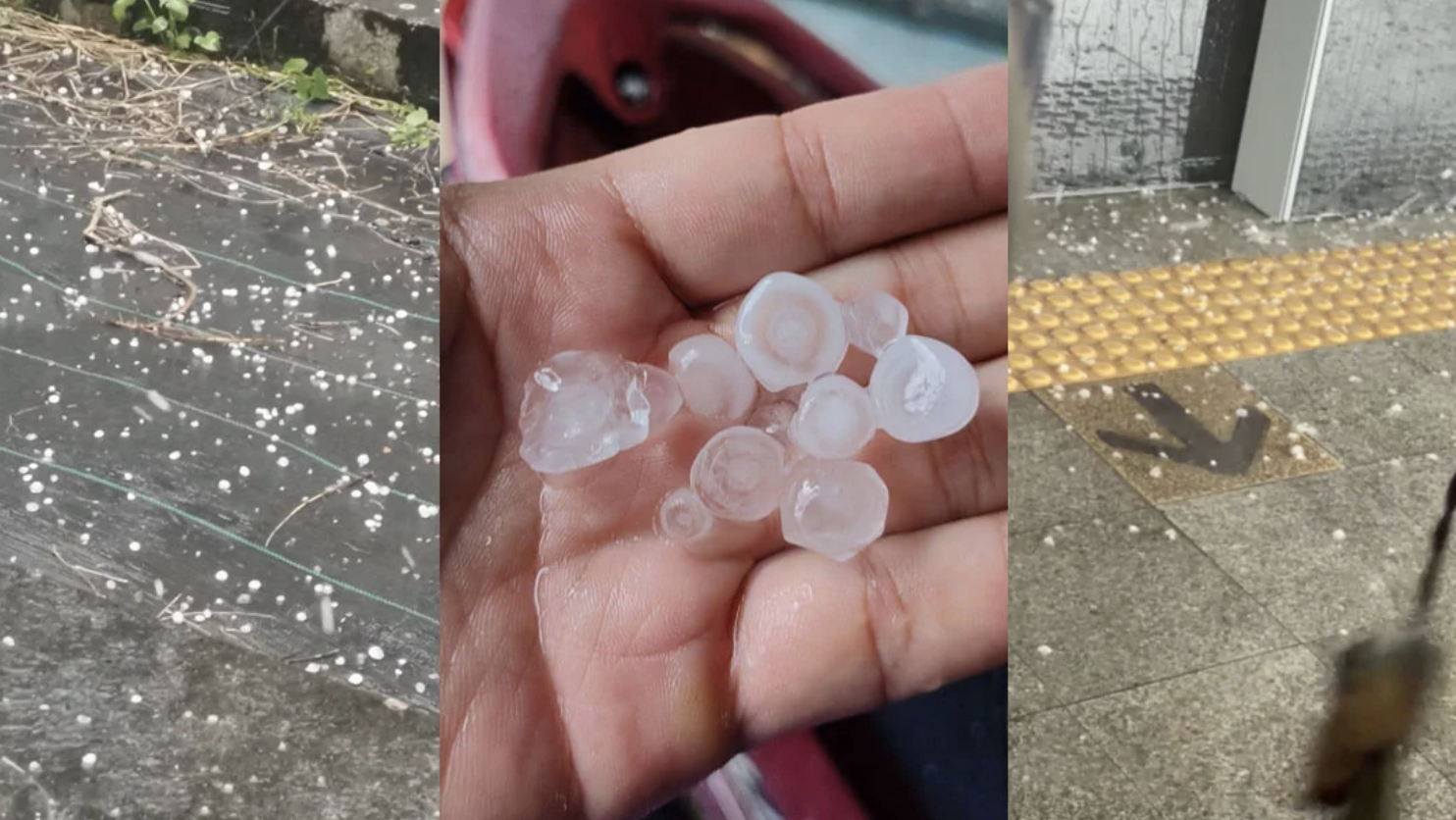 泰国曼谷多地突降强雨 部分地区出现冰雹