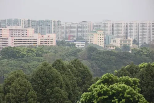 受到印尼烟霾影响 新加坡空气质量达“不健康”水平