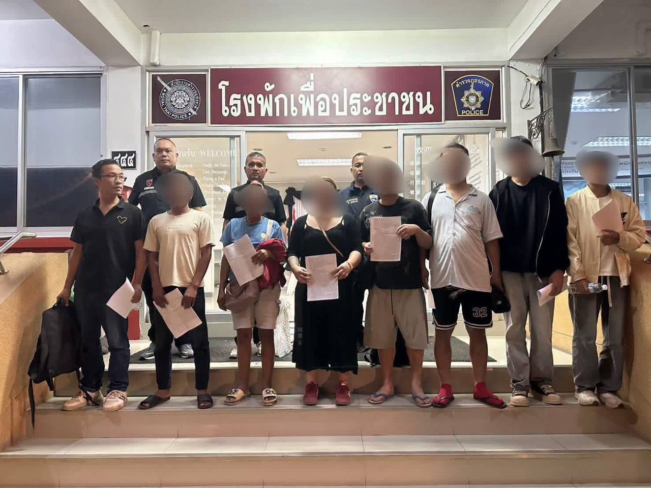 泰国警方破获跨境偷渡案 逮捕2名泰籍涉案人员及6名偷渡中国公民