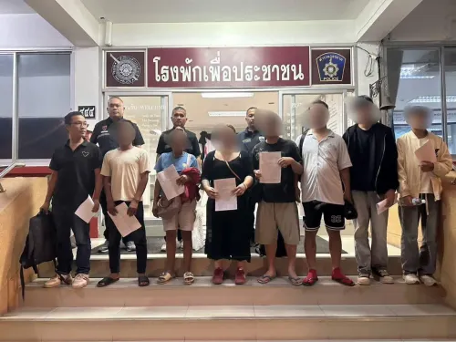 泰国警方破获跨境偷渡案 逮捕2名泰籍涉案人员及6名偷渡中国公民