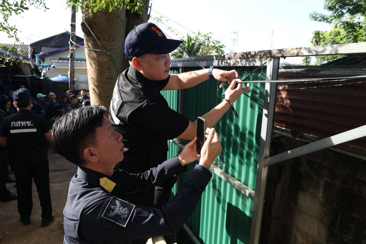 泰国查获通往缅甸非法光纤线路 长约350米疑向赌场输送网络信号