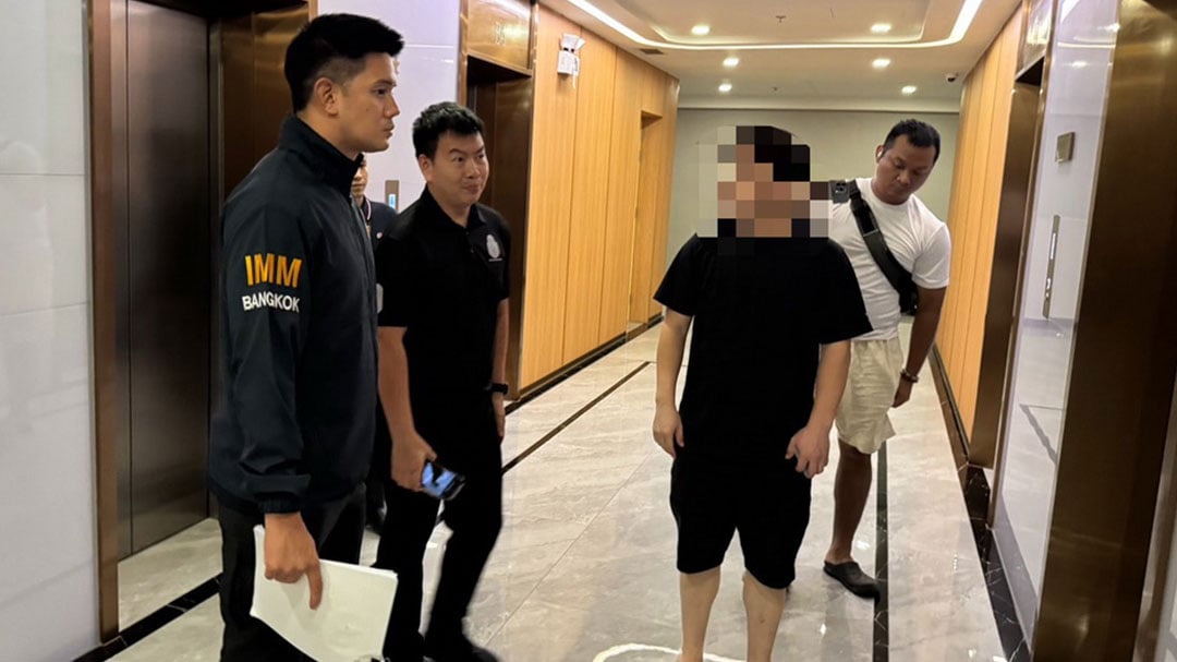 泰国警方在曼谷逮捕一名涉嫌巨额投资诈骗的中国籍男子