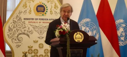 联合国秘书长古特雷斯向献出生命的印尼籍维和人员致敬
